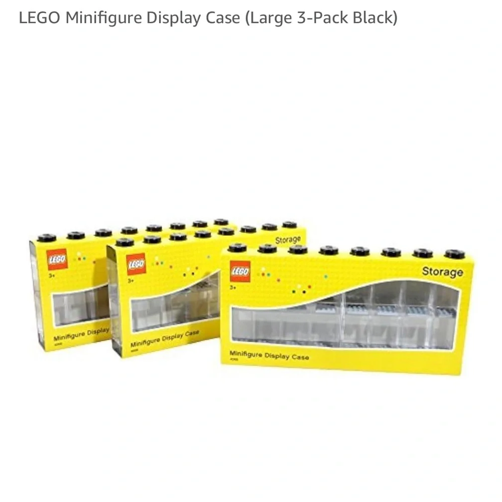 Custom listing for a101licia68 Lego Black and Clear Minifigure Display Case x7 - Picture 12 of 12
